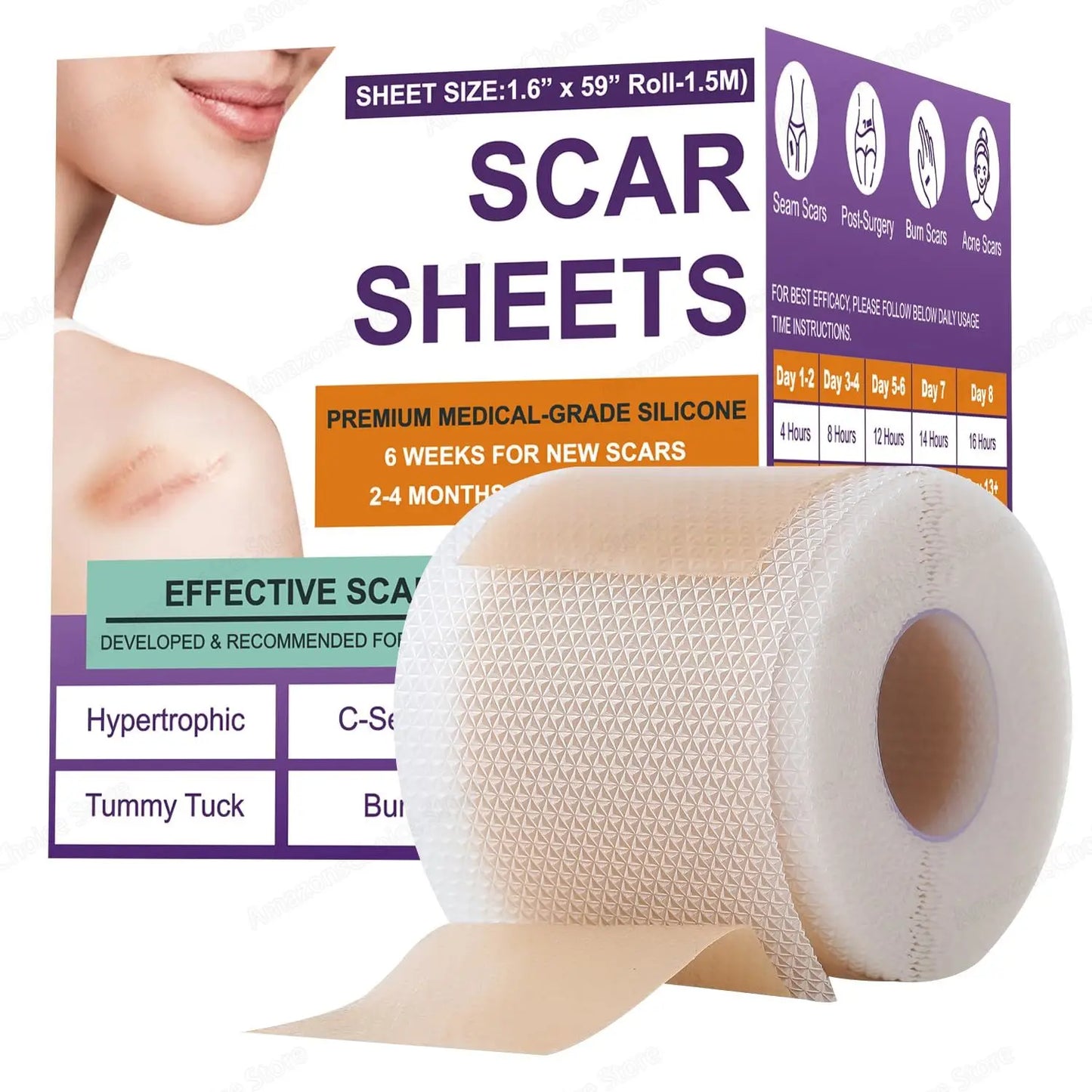 AlignWell ScarFade Silicone Scar Sheets