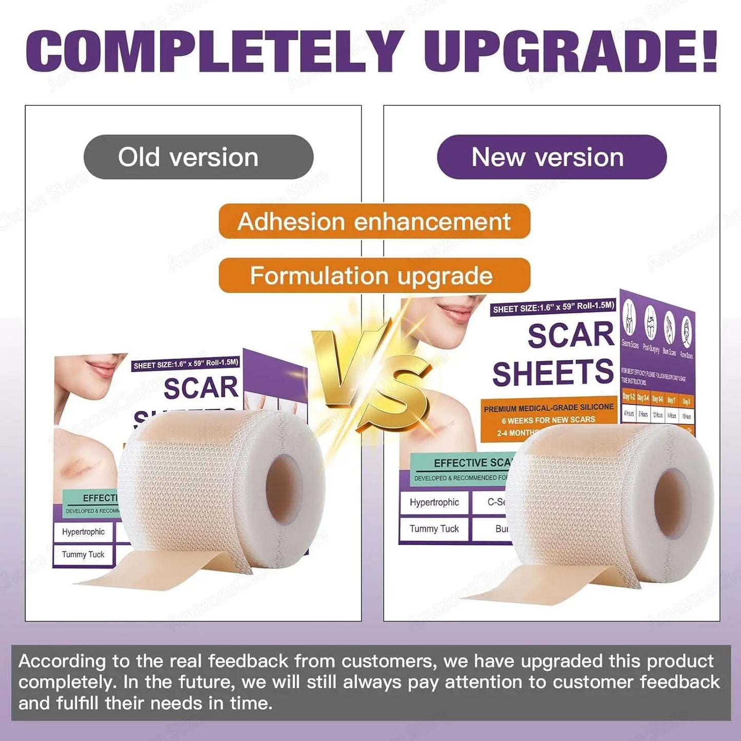 AlignWell ScarFade Silicone Scar Sheets